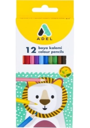 Adel 4'lü Boya Seti - 12'li Kuru, Keçeli, Sulu ve Pastel Boya