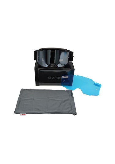 Ls2 Charger Goggles Motokross Gözlük Siyah
