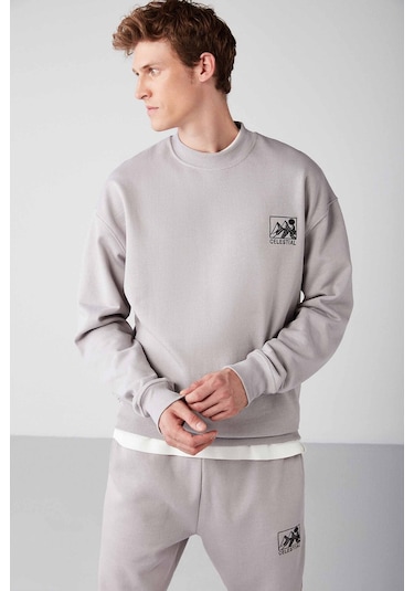 Benjı Relaxed Regular Açık Gri 2'li Eşofman Takımı