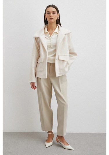 Reglan Tay Flok Mont Krem Krem