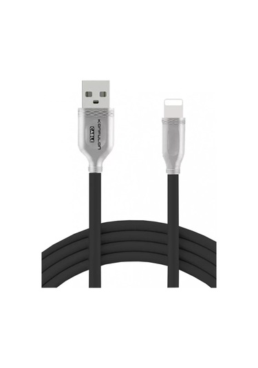 Büro Ev Ofis Cihazları İçin Siyah 1mt 3a Apple Uyumlu iOS Data Şarj Kablosu