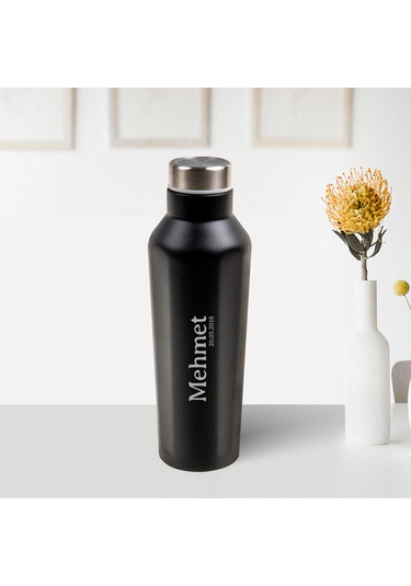 Isim Tarih Tasarımlı Paslanmaz Çelik Termos