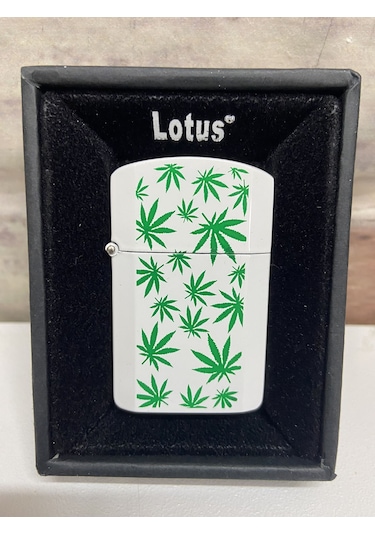 Lotus Marka Beyaz Yeşil Renk Yaprak Logolu Benzinli