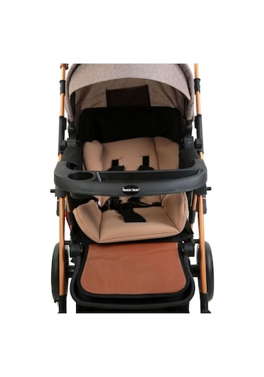 Maxi Taxi Milano Çift Yönlü Bebek Arabası Maxitaxi.062 Kahverengi - Altın