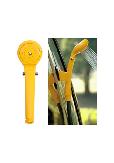 Sarı-12v Elektrikli Su Pompası Araba Oto Yıkama Kamp Yürüyüş Seyahat Açık Duş Seti