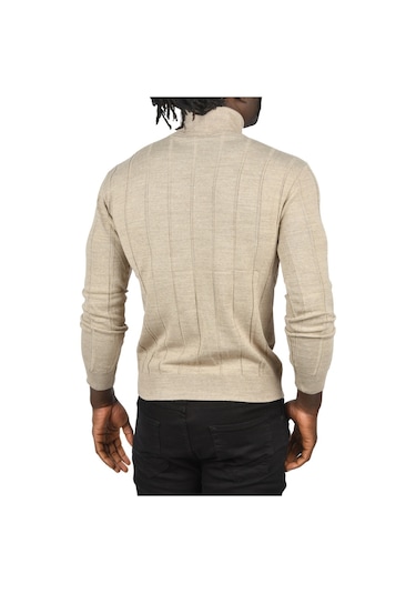 Deepsea Erkek Vizon Slim Fit Likralı Tam Balıkçı Yaka Çizgili Boğazlı Kazak 2505504 Vizon Deepsea Erkek Vizon Slim Fit Likralı Tam Balıkçı Yaka Çizgili Boğazlı Kazak 2505504 Vizon