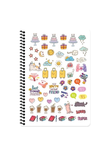 Keskin Color Süresiz Ajandam Pembe Çok Renkli