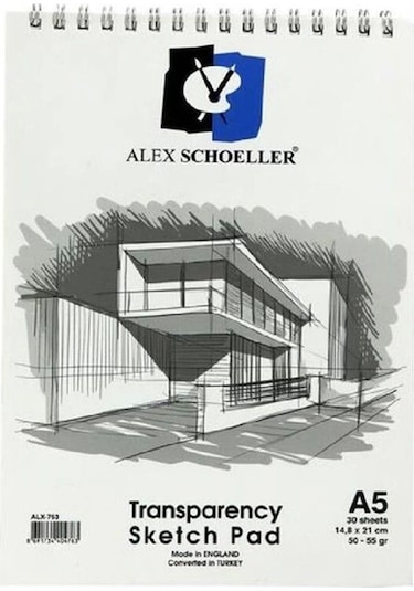 Alex 50/55gr.a5 30.lu Sipiralli Eskiz Blok