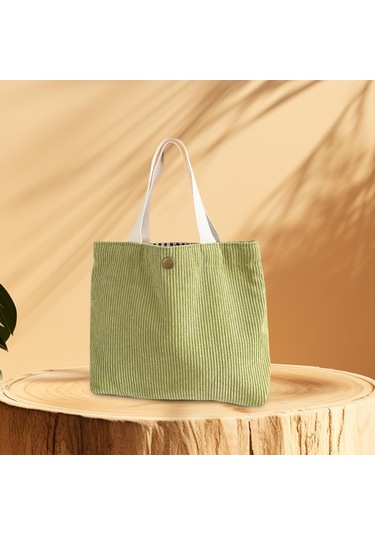 Suntek Kadife Omuz Çantası Moda Seyahat Ofis Açık Hava İçin Açık Yeşil