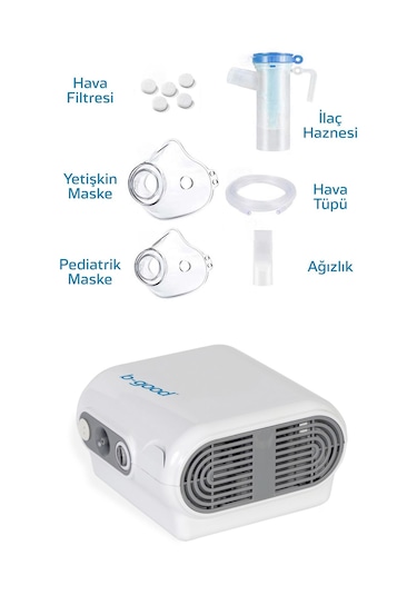 B-good Nebulizatör Cihazı Kompresörlü Çantalı
