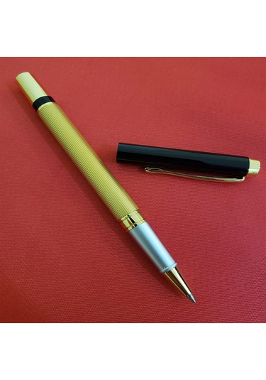 Larimar Kutulu Metal Roller Gold Siyah Kalem - 9044714781320lmr