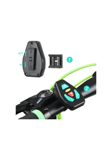 Didadodo Led Dönüş Sinyali Bisiklet Çantası, Usb Şarj Edilebilir, Yansıtıcı Sırt Çantası, Bağlantı Klipsi, Uzaktan Kumandalı Altın