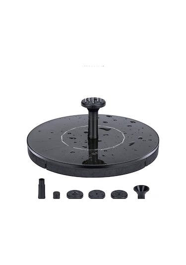 Yunboo Güneş Enerjili Havuz Feneri - 18cm Sıfır Elektrikli Fıskiye, 50cm Maksimum Yükseklik, Çok Kristal Güneş Paneli, Bahçe Su Görüntüsü