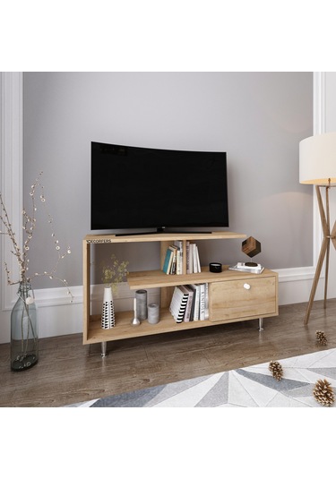 Mıxı Tv Ünitesi Tv Sehpası 120 Cm Meşe