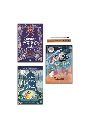 Genç Timaş Ayıyla Konuşan Kız - Tavuk Bacaklı Ev - Sahipsizler Set - 3 Kitap