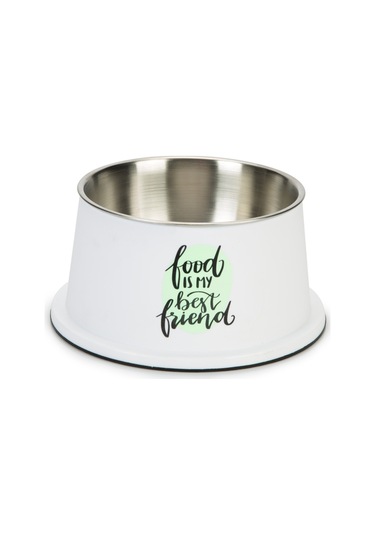 Beeztees Uzun Kulaklı Köpek Mama Su Kabı, Paslanmaz Çelik, Kaymaz, 19cm, 800ml