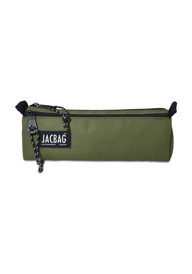 Jacbag Dual Prime İki Bölmeli Üçgen Yeşil Erkek Kalem Çantası Çok Renkli