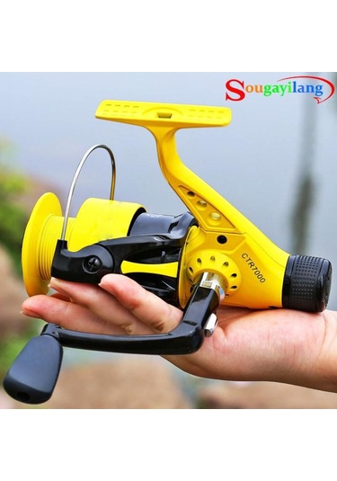 Balıkçılık Makaraları Dönen Balıkçılık Makarası Sol/sağ Değiştirilebilir Katlanabilir Saplı Hafif Balıkçılık Makarası 3000