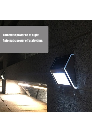 Xindoker 3 Led Güneş Enerjili Duvar Lambası, Otomatik Açık/kapalı, Ip44, Dış Mekan Merdiven Bahçe Aydınlatması Sıcak Beyaz Ilık Beyaz Xindoker 3 Led Güneş Enerjili Duvar Lambası, Otomatik Açık/kapalı, Ip44, Dış Mekan Merdiven Bahçe Aydınlatması Sıcak Beyaz Ilık Beyaz
