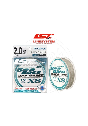 Linesystem Seabass Day Game X8 Ip Misina Pe 2.0 0.23Mm 32Lb 150Mt