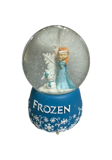 Frozen Kar Tanesi Müzikli Işıklı Püskürtmeli Büyük Boy Kar Küresi