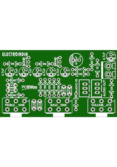5 Adet Stereo Ton Kontrol Devresi Bc548 Transistörlü