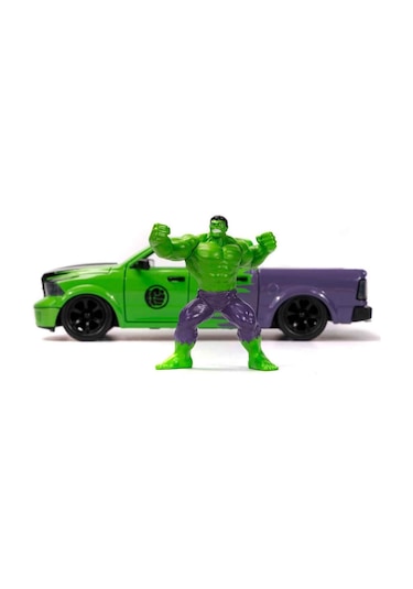 1:24 Marvel Avengers 2014 Ram 1500 Model Araba Ve Hulk Figür
