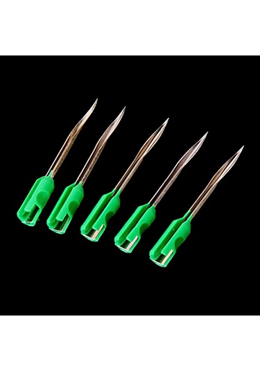 Yeşil Giysi Etiketleme Silahı Çelik İğneleri Bir Kutuda 5 Adet