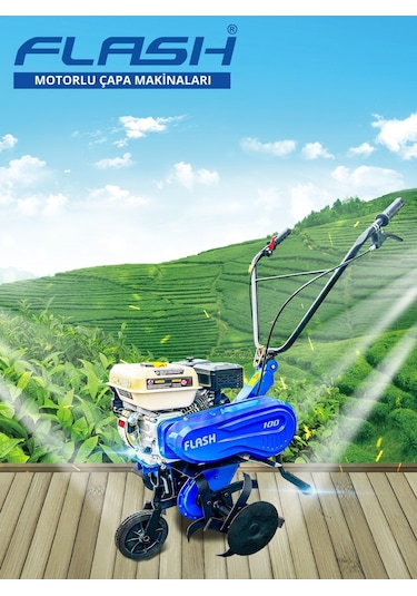 Flash 100 7 Hp Shineray Yeni Nesil 1 İleri Vites Motor Benzinli Çapa Makinesi
