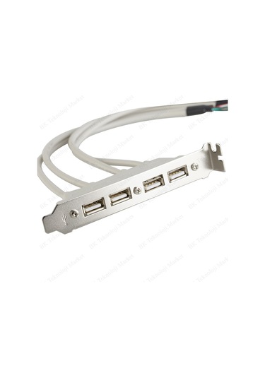 PC Anakart 9 Pin Header 4 Port USB 2.0 Dişi Kablo