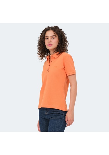 Slazenger VERA I Kadın Polo Yaka Turuncu Tişört