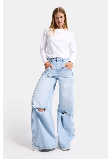 Itsbasic Kadın Beyaz W5 Aksesuar Detaylı Özel Tasarım Body