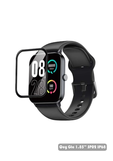 Qcy Gtc 1.85" Sp02 Ip68 Ekran Koruyucu 3d Kavisli Full Kaplama Pm