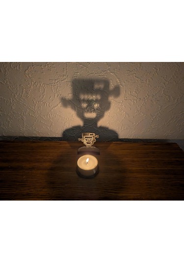 Cadılar Bayramı Minik Led Mumluk 12cm Modelx