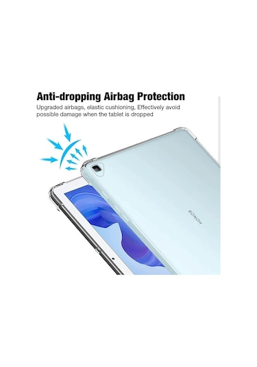 Honor Pad X8 10.1" Kılıf Şeffaf Anti Şok Köşe Korumalı