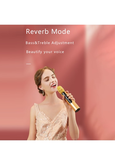 Samdoo Çocuklar İçin Taşınabilir Bluetooth Mikrofon - Ktv Ve Ev Partileri İçin 5.0 Versiyon