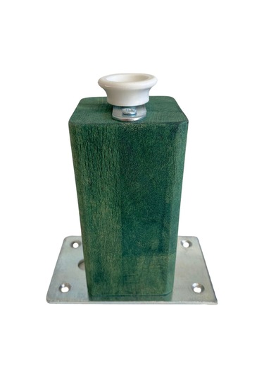 Kale 10cm Ayarlı Ahşap Ayak Mobilya Masa Ve Dolap Ayağı 10cm Yeşil Kayın/gürgen Ağacı