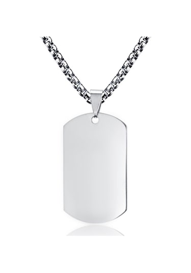 Chavin Büyük Dogtag Asker Künyesi Çelik Kolye Ds68By (478257672)