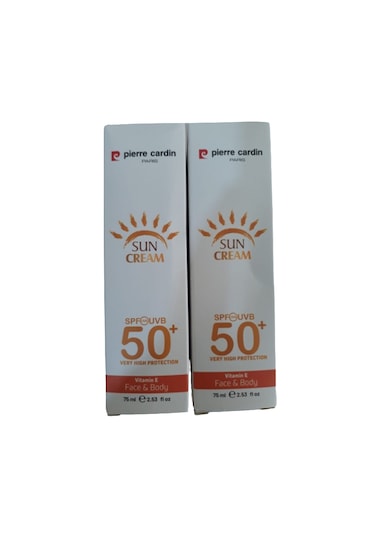Pierre Cardin Yüksek Koruyucu Güneş Kremi SPF50+ 2 x 75 ML