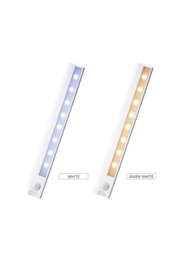 Pazly Mutfak Led Dolap Işığı Hareket Sensörlü 3000-6500k Sıcak Beyaz Beyaz Beyaz