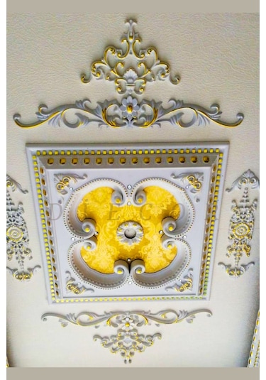 Diecor Dekoratif Polimer Mobilya, Duvar Ve Tavan Motifi Eskitme 16 X 16 Model:xa79