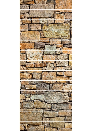 Tenfowee 13 Adet Taş Desenli 3d Merdiven Sticker - 18x100cm Pvc Materyal, Kolay Uygulama, Ev Dekorasyonu Diğer