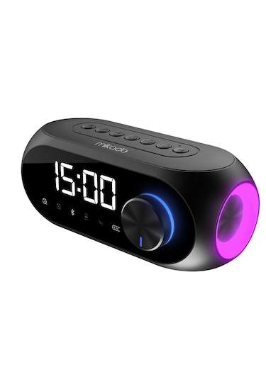 Mikado MD-W7 1200 mAh 5W Bluetooth Double Alarmlı Saat Hoparlör