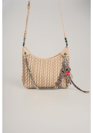 Ççs Kadın 17802 Omuz Çantası Bej