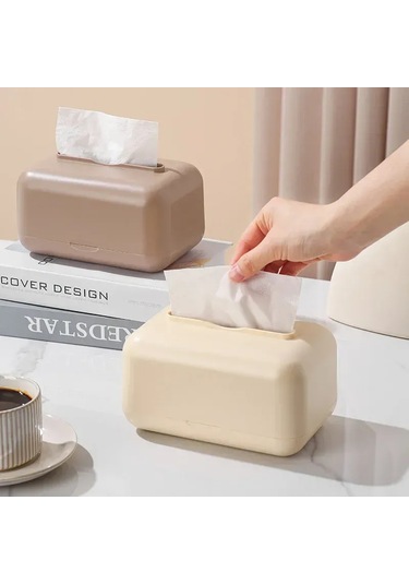 Konesam Beyaz Plastik Ev Ofis Masa Armatürü, Yumuşak Tüp Desteği, Kolay Erişim, Modern Şık Tasarım, Dayanıklı Kumaş Kutusu Diğer