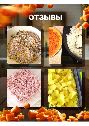 Sabrosa Sebze Doğrayıcı El Rendesi Küp Küp Sebze Rendesi Doğranmış 152063419 Gri