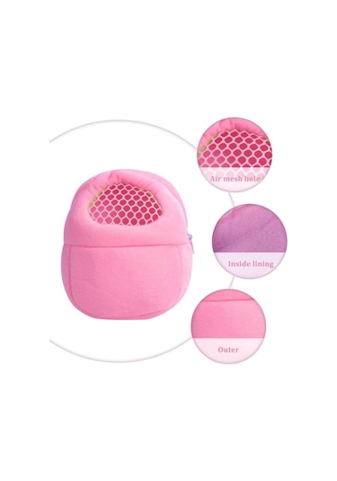 Cbtx Evcil Hayvan Çantası Küçük Evcil Hayvan Hamster Taşıyıcı Saf Renk Tasma Seyahat Çantası, Boyut: S Yeşil