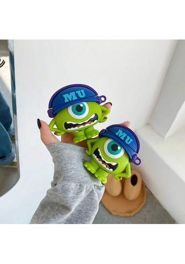 Iphone Pro/pro2 Nesil Uyumlu Koruyucu Bluetooth Kulaklık Kılıfı Mu Figürlü Mu Airpods Pro/pro2 Nesil