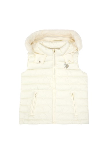 U.s. Polo Assn. Kız Çocuk Yelek Dokuma 50313059-vr256 İnci