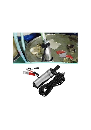 Homyl 38mm Dizel Pompa Su Yağı Yakıt Transferi Gümüş-24v